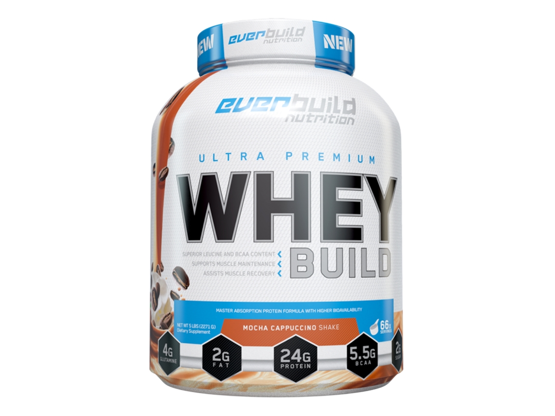 Suero de leche Ultra Premium Build de 5 lb (2,27 kg). Ever Build Nutrition