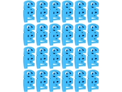 30 Gomas De Borrar Ergonómicas Azules De Tpr Para Una Corrección Precisa.
