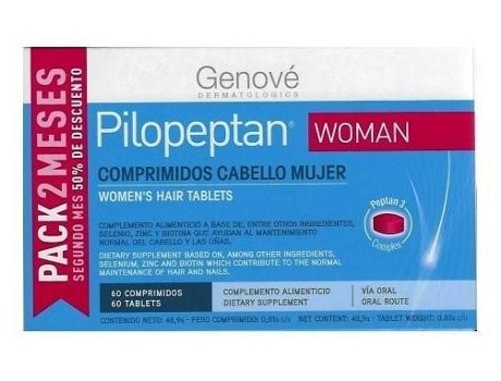 Pilopeptan Complemento Alimenticio Anticaída 60 Comprimidos GENOVÉ