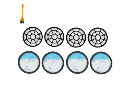Filtro Hepa trasero y elementos filtrantes delanteros para accesorios de repuesto de aspiradora Rowenta Zr904301