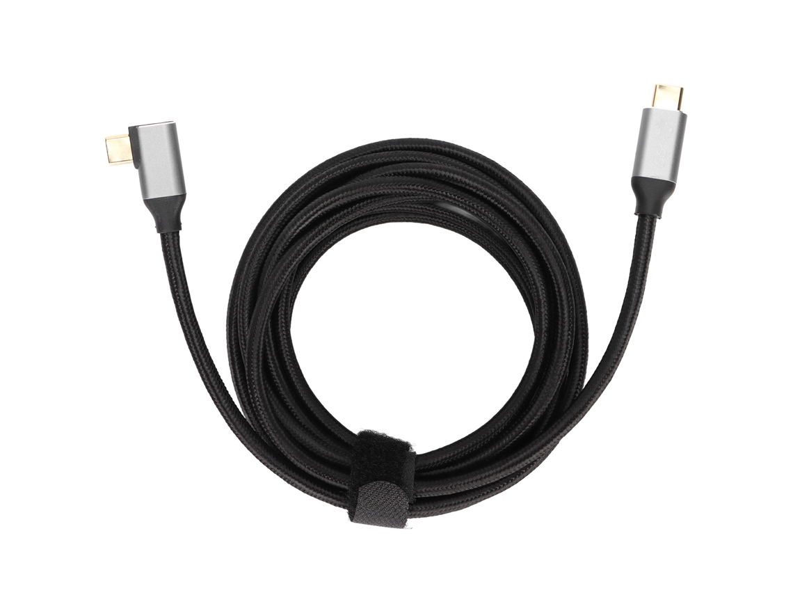 Cable Usb-c Pd De 100 W En Ángulo, 5 A, De Nailon, 3 M, Carga Rápida Para Teléfonos Móviles Y Tabletas Xiaomi.