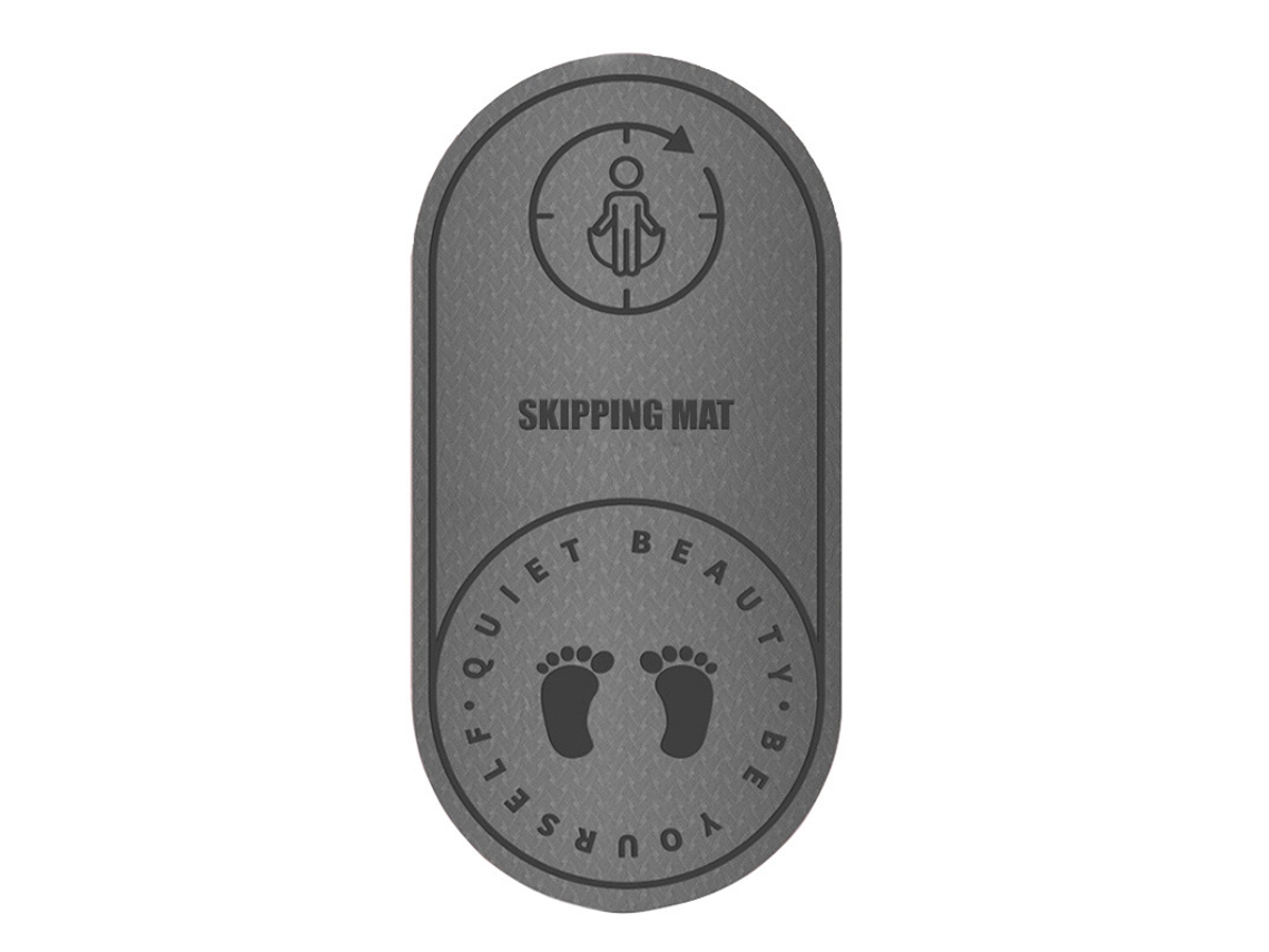 HYMNORA Tapete para Saltar a la Cuerda 6mm/8mm Grueso Reducción de Ruido Silencioso Tapete Duradero Antideslizante para Yoga y Pilates