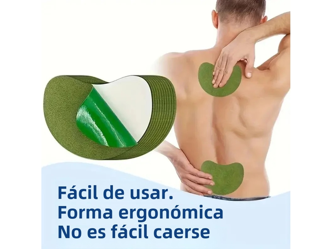 Adhesivo de acupuntura para cuello y hombros, compresa caliente, adhesivo de calentamiento de larga duración para cuello Mdug (60)