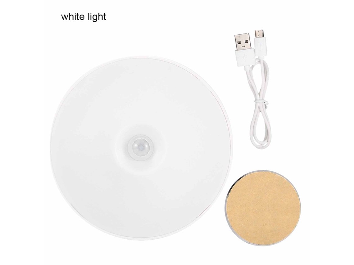 Lámpara de noche LED 2026 con sensor de movimiento USB, imán y luz blanca para uso doméstico e interior.