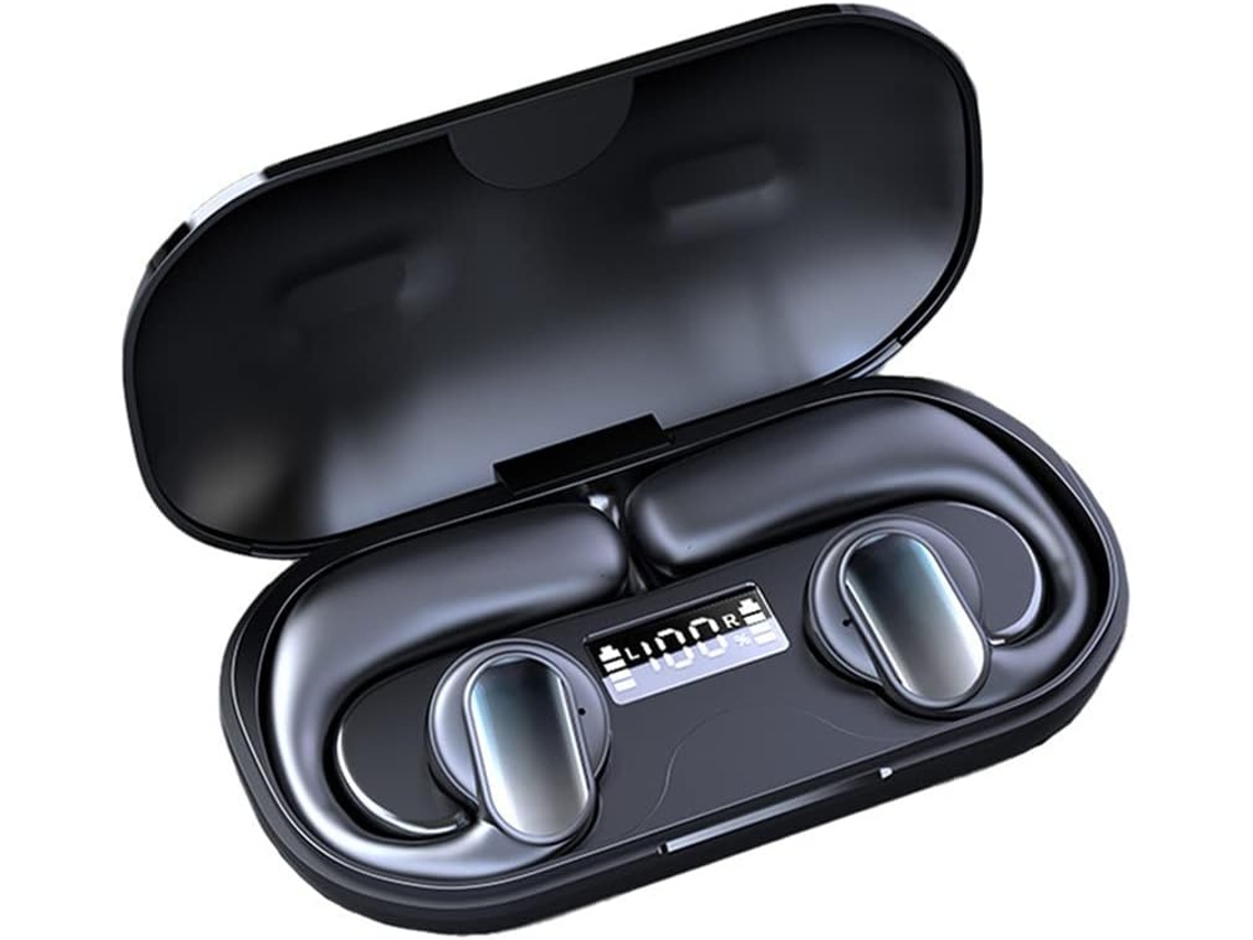 Auriculares deportivos con reducción de ruido por conducción ósea, llamadas inalámbricas HD y clasificación de resistencia al agua IPX6, adecuados para correr y