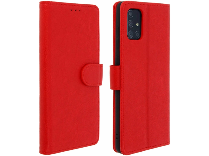 Funda Samsung Galaxy A71 AVIZAR Libro Rojo