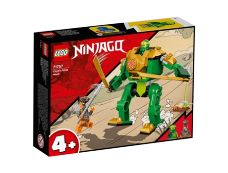 LEGO Ninjago O Mech Ninja Do Lloyd 71757 (Edad Mínima: 4 Años - 57 Piezas)