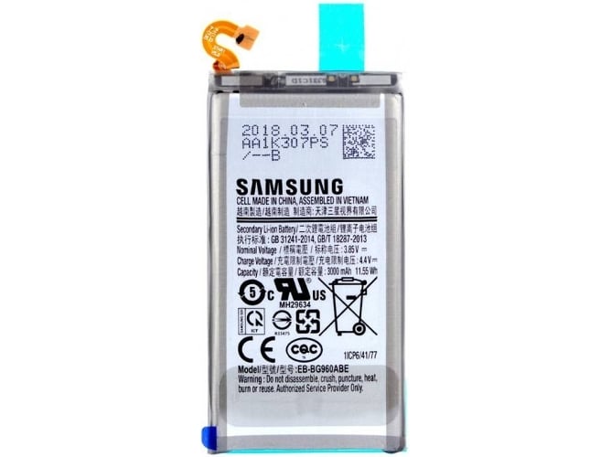 Bateria Samsung EB-BG960ABA Litio-Ion G960F Samsung Galaxy S9 3000mAh Original GH82-15963A