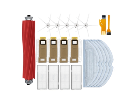 Piezas de Repuesto de cepillo lateral de filtro Hepa, paños de fregona para Xiaomi Roborock S7 T7S 7Plus, accesorios para aspiradoras
