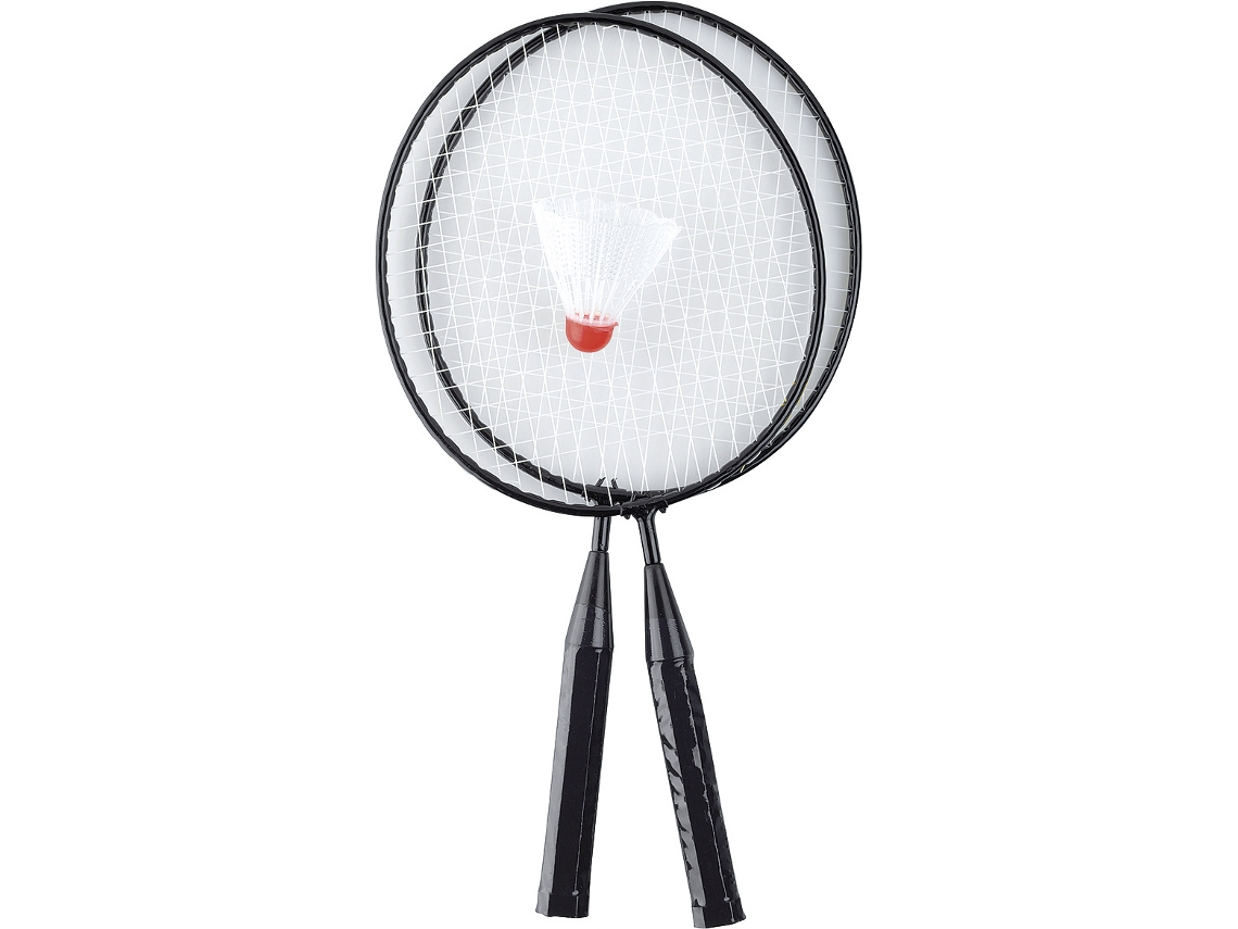 Juego de 2 raquetas de bádminton de mango corto KIM'PLAY