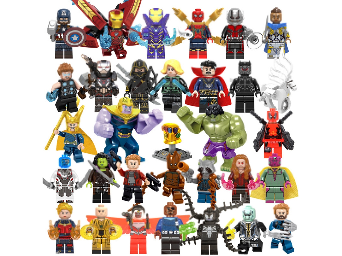 Mini Figuras Marvel Avengers, 32 piezas, para Niños KOFIHETY