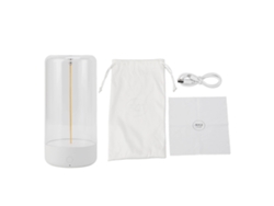 Rebe-lámpara De Mesa Minimalista Inalámbrica Recargable Táctil Regulable Led Con Efecto Respiración Luz Nocturna Blanca
