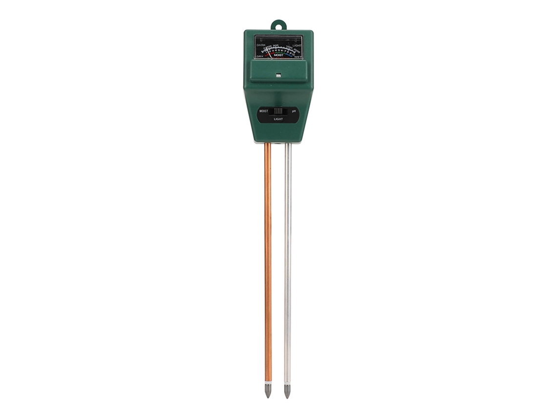Analizador De Suelo 3 En 1: Medidor De Ph, Luz De Humedad Para Jardín Y Horticultura. Herramienta Práctica.