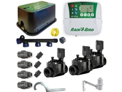 Kit Profesional Riego Automático RAIN BIRD de 3 Zonas 24V