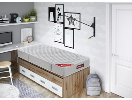Colchón Juvenil espuma HR Confortcel con visco 22cm PIKOLIN antiácaros - NIX 105x200