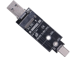 Adaptador Usb 3.1 Gen 2 A Carcasa Rígida Para Disco De Estado Sólido (tamaño 2242/2280)