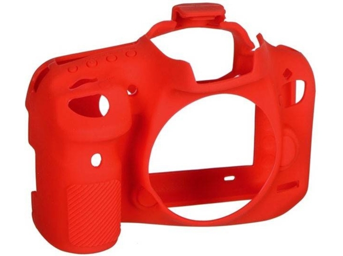 Funda silicona EASYCOVER Canon 7D MARK II Rojo