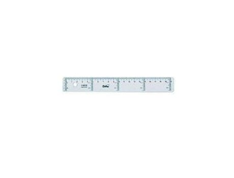 Pack 20 Regla 20Cm Plastico Transparente Safta