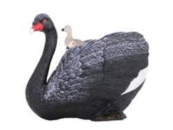 2pcs Figurinha Ave Doméstica Modelo Animal Educativo Decoração Cisne Brinquedo Infantil Pl127 1593