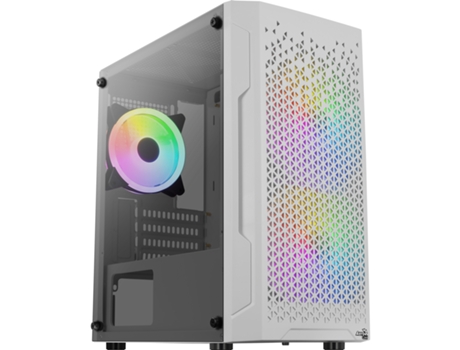 Micro atx carcasa de pc mini torre con panel de cristal AEROCOOL Trinity Mini FRGB