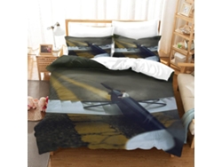 Funda Nórdica Microfibra Niños Piezas Juego Ropa Cama Almohada Funda 140x200cm 140 X 200 Cm 65
