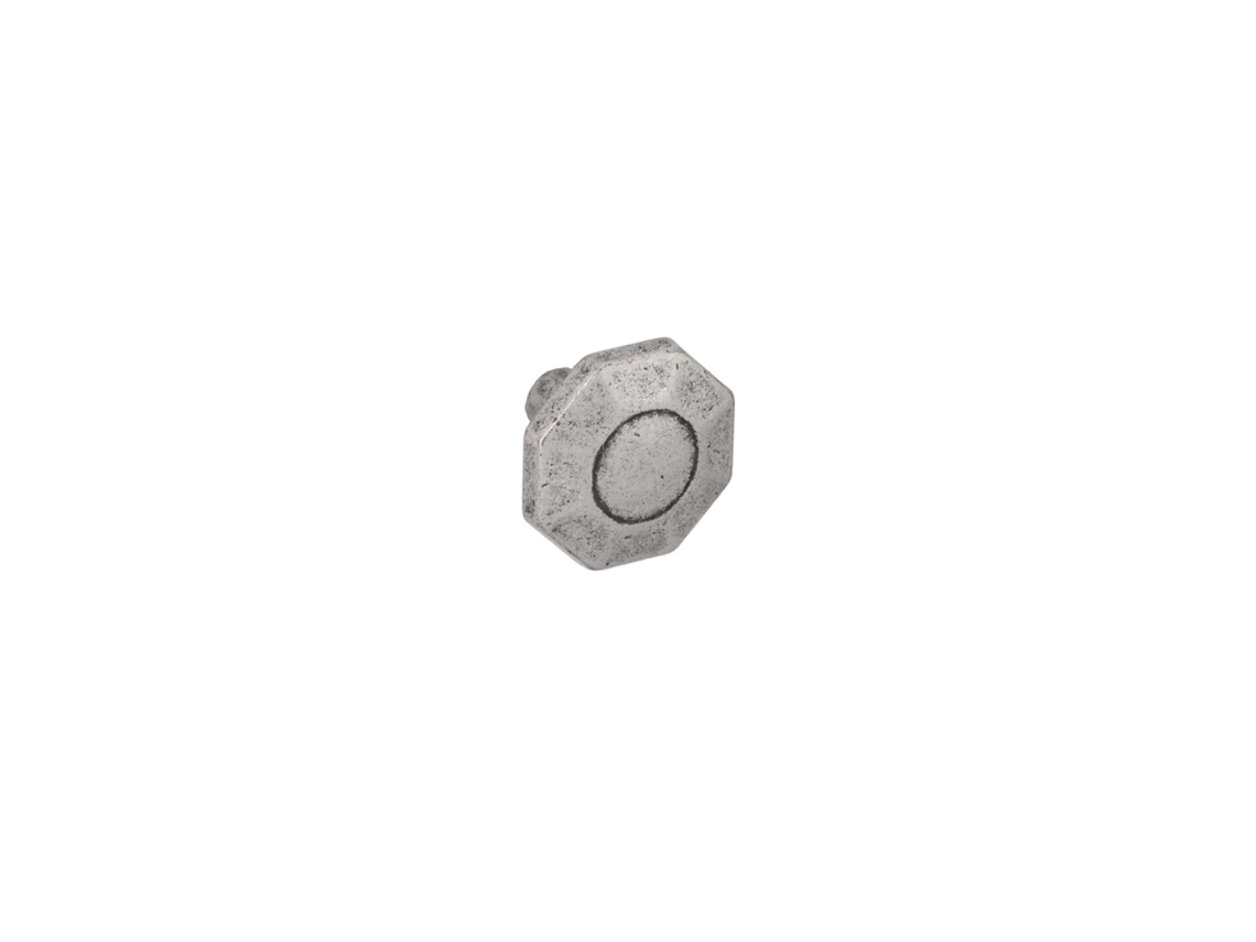 Pomo Para Muebles De Zamac Diámetro 32mm Acabado Plata Brillante Lote De 25