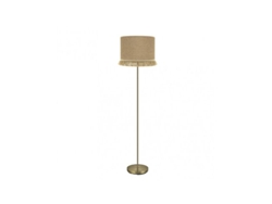 Salón de pies Sibila 1xe27 Cuero/arena 163x40x40 Cm Fabrilamp