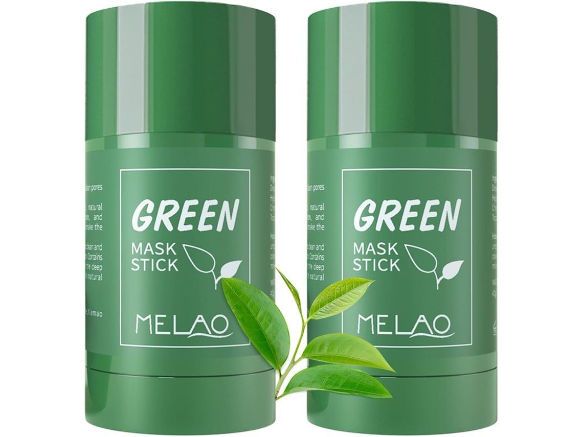 Paquete De 2 Barras De Mascarilla De Té Verde Con Extracto De Té Verde: Limpieza De Poros, Hidratación, Reducción De Puntos Negros Para Hombres Y Mujeres.