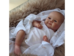 Muñeca de bebé de simulación de 48 cm, linda muñeca de juguete