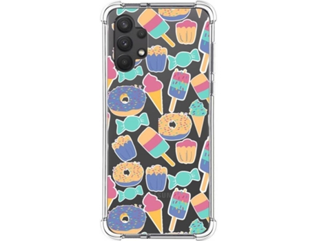 Carcasa Samsung Galaxy A32 4G TUMUNDOSMARTPHONE Dulces 02 Multicolor