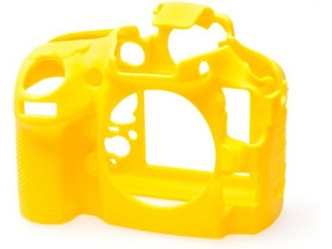 Funda silicona EASYCOVER Nikon D800/D800E Amarillo
