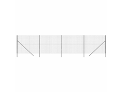 Cerca De Malla Metálica VIDAXL Antracita Acero  (2,2x10m)