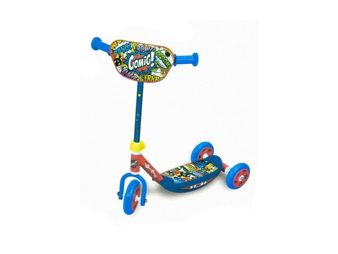 Patinete 3 ruedas infantil patín scooter monopatín infantil comic SAICA