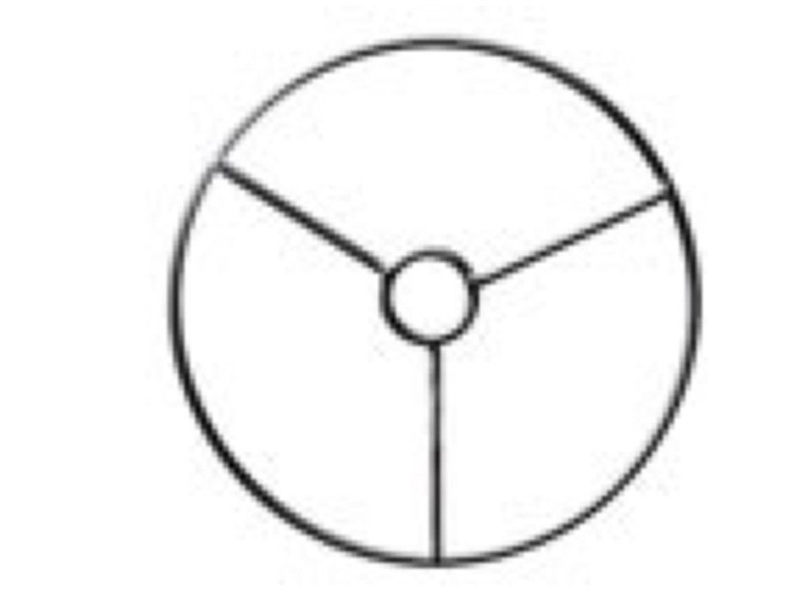 Pantalla circular con aro Ø 10 cm