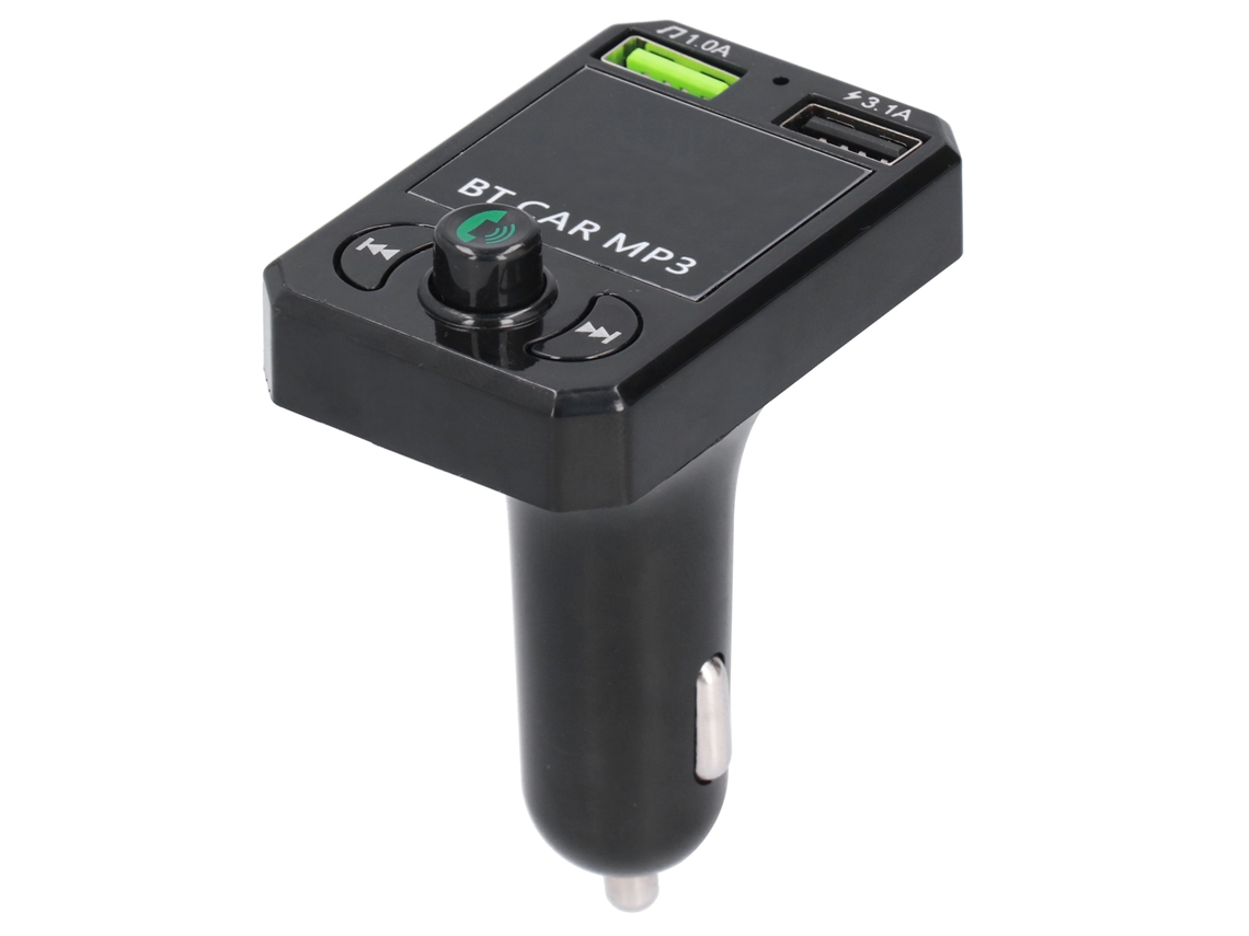 Adaptador Transmisor Fm Bluetooth Inalámbrico Para Coche Con Cargador Manos Libres X6