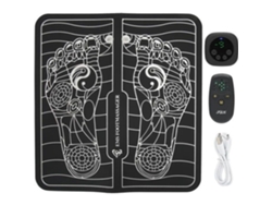 Tapete Masajeador de Pies Eléctrico Eiffel Usb Lcd Ems Almohadilla para Masaje en los Pies Estimulador de Pies