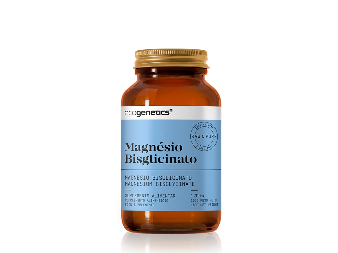 Complemento Alimentar ECOGENETICSN Magnesio Bisglicinato (120 Cápsulas)