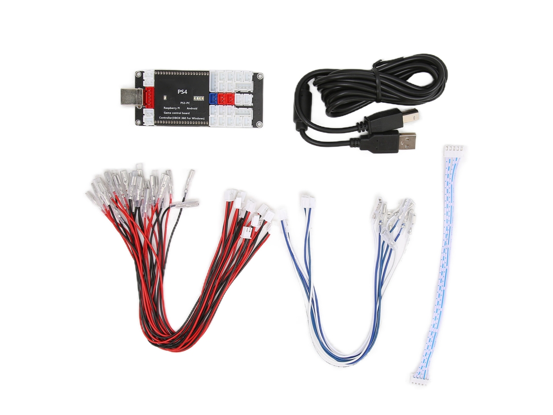 Codificador Usb Arcade Placa De Código Diy De Controlador De Juego De Retardo Cero Para Ps4