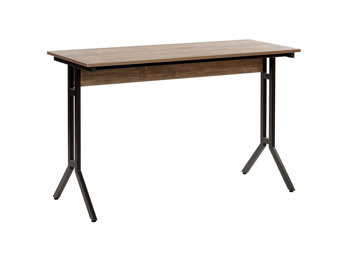 Escritorio BELIANI Creek de MDF Madera oscura 120x48x76