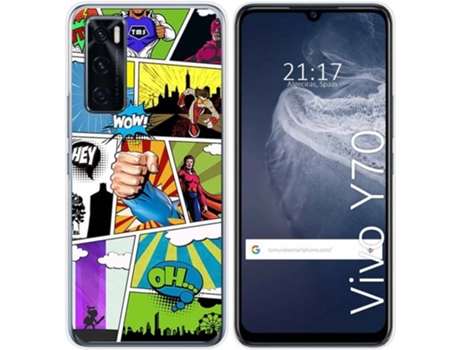 Carcasa Vivo Y70 TUMUNDOSMARTPHONE Comic Multicolor