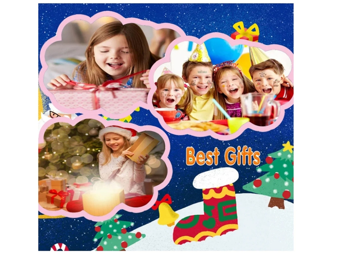 Regalos de unicornio para niñas y niños de 6 a 8 años. Unicornios y proyector de luz nocturna estrellada para niños. El mejor regalo de invitación.