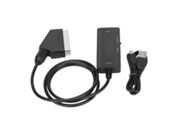 Convertidor De Interfaz Multimedia Hd A Scart Full Hd 720p 1080p Adaptador Av Para Hdtv Monitor Proyector