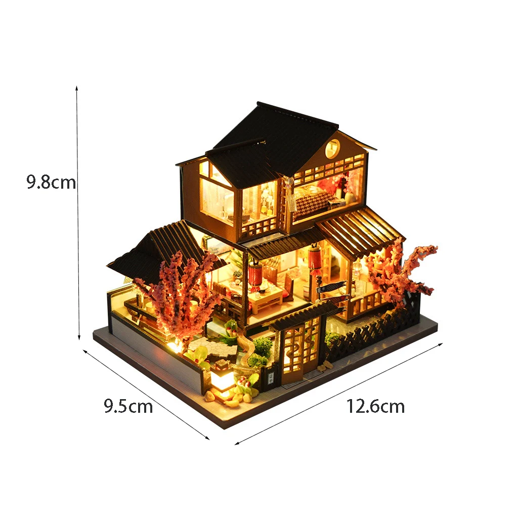 Kit De Bricolaje Para Casa De Muñecas De Madera 3d - "casita Acogedora"
