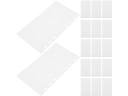 Recambio A5 Para Álbum De Pegatinas, 100 Hojas De Papel Adhesivo En Blanco De Doble Cara.