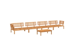 Maison Exclusive - Set De Sofás De Palets De Jardín 5 Pzas Madera Maciza De Acacia