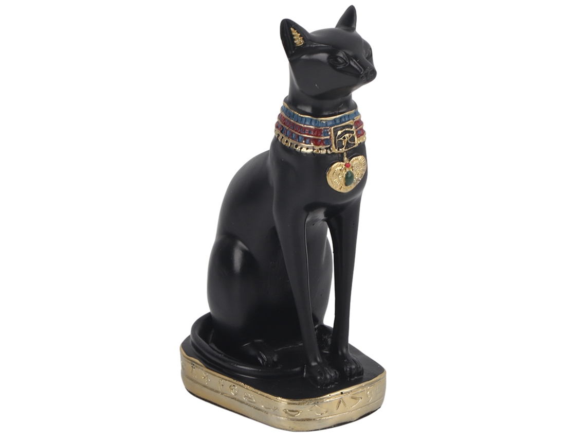 Estatua del gato egipcio de la resina, decoración casera KOFIHETY