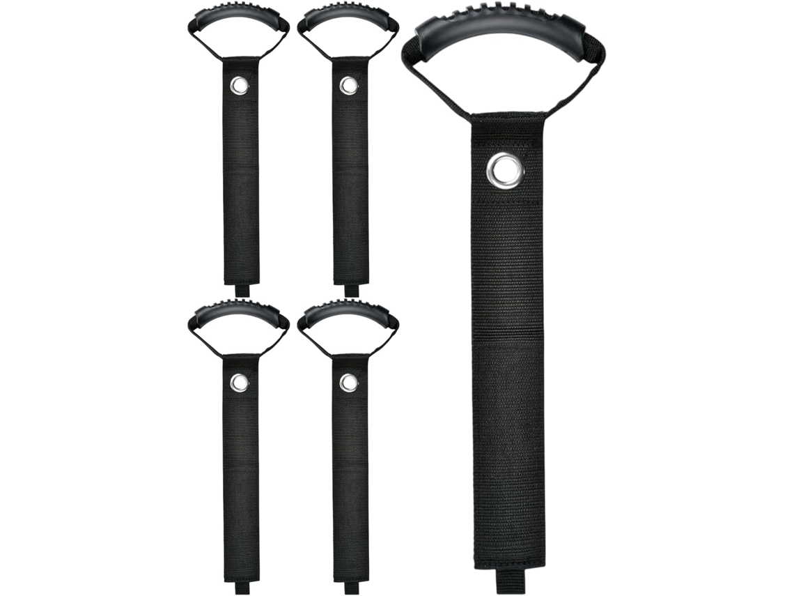 Correas De Almacenamiento Wrap It De 5 Piezas Con Asa | Cierres Resistentes