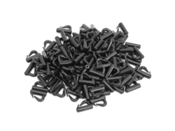 120 ganchos giratorios, broches giratorios, accesorios de cambio rápido, negro