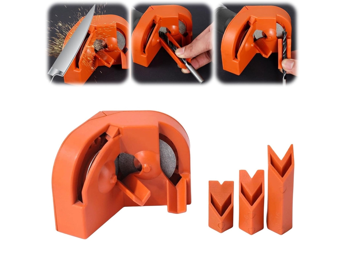 Afilador De Brocas Para Diversos Tipos Brocas, Versátiles Acero Alta Velocidad, Albañilería Y Aleación Dura.