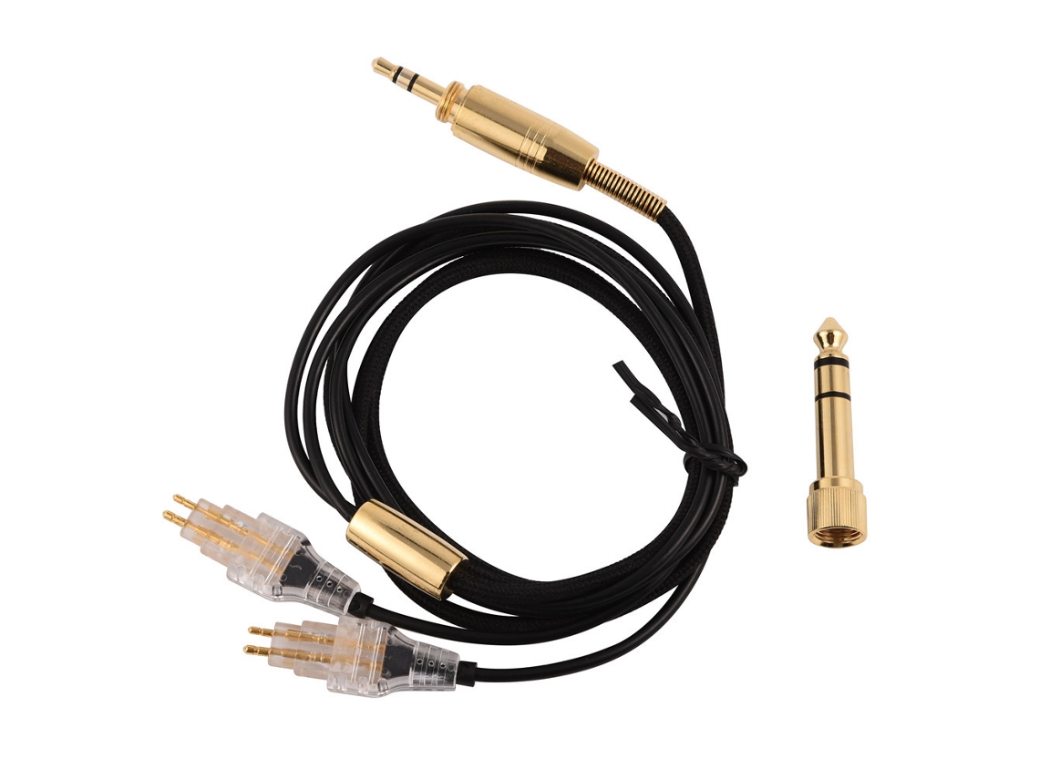 Cable De Actualización De Cobre Monocristal Plateado En Plata Para Sennheiser Hd580 Hd600 Hd650